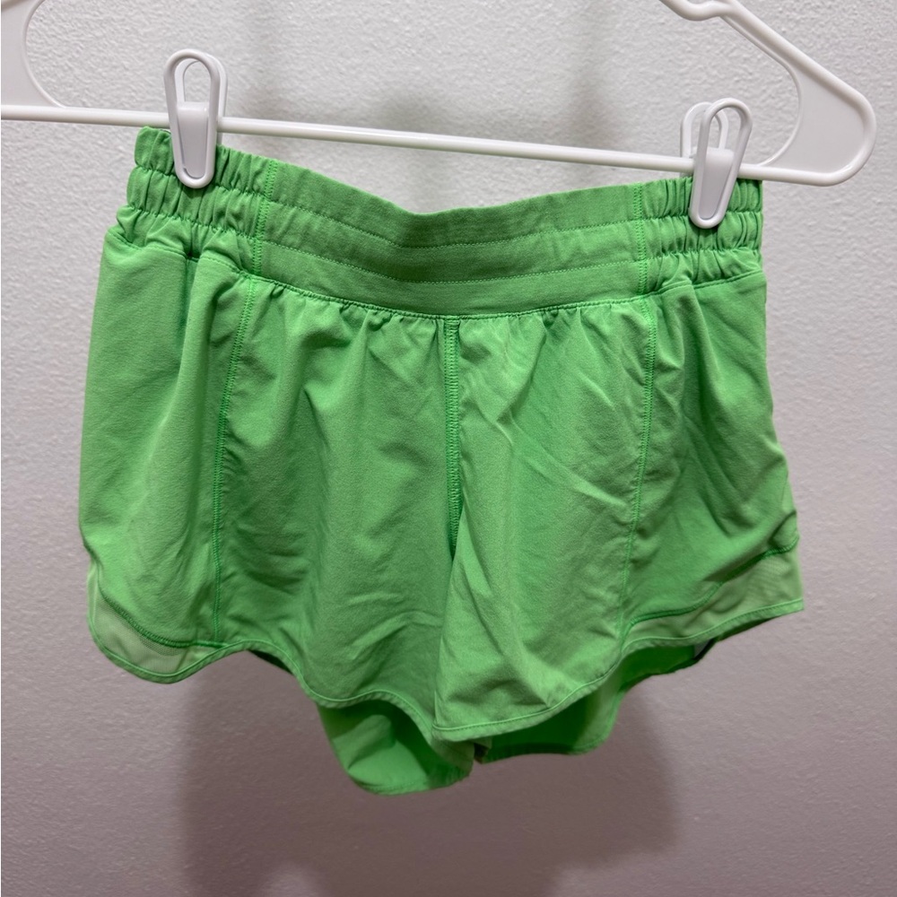 Lululemon Athletica Lime Green Women's Athletic Shorts